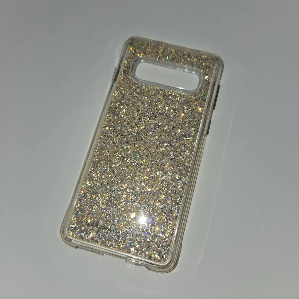Galaxy S10 gold glitter case by CaseMate for Samsung
